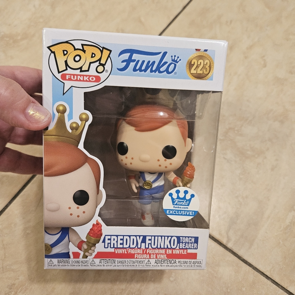 Pop! Funko 223 Freddy Funko torch bearer vinyl figure